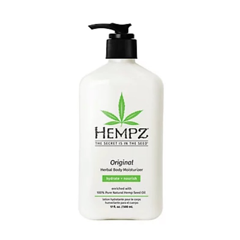 🍀 Hempz • Original Herbal Moisturizer with Black Pump